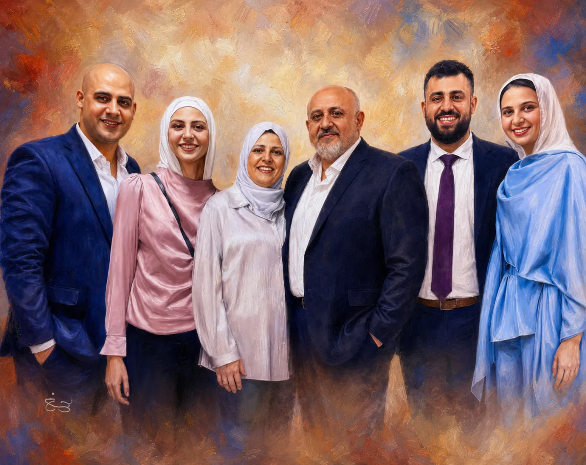 اللوحة العائلية النهائية